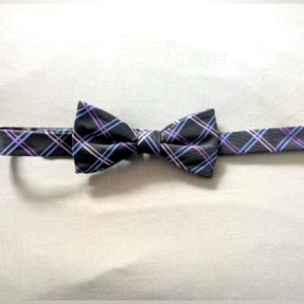 Purple/Blue Plaid Men’s Croft & Barrow Bow Tie